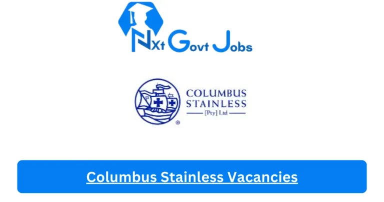 1x New Columbus Stainless Vacancies 2024 @www.columbus.co.za Career Portal