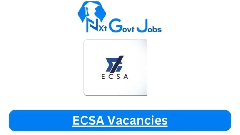 2x Nxtgovtjobs ECSA Vacancies 2024 @www.ecsa.co.za Careers Portal