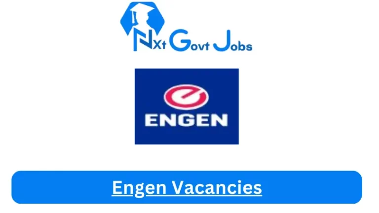 Engen Vacancies 2023 @engen.co.za
