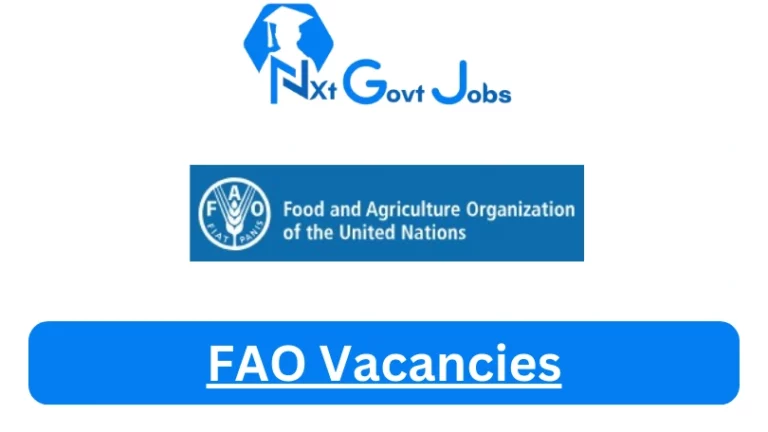 New FAO Vacancies 2024 @www.fao.org Career Portal