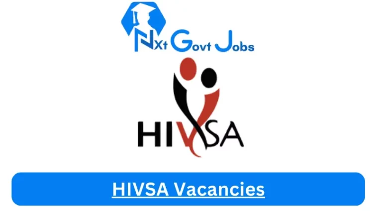 HIVSA Vacancies 2023 @www.hivsa.com