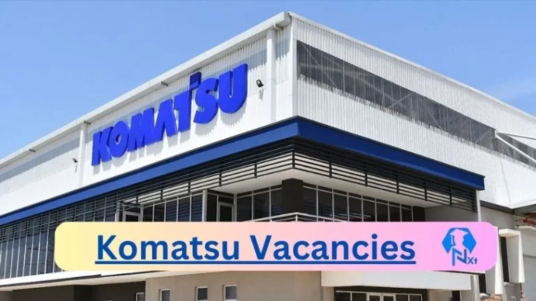 Komatsu Wadeville vacancies 2024 Apply Online