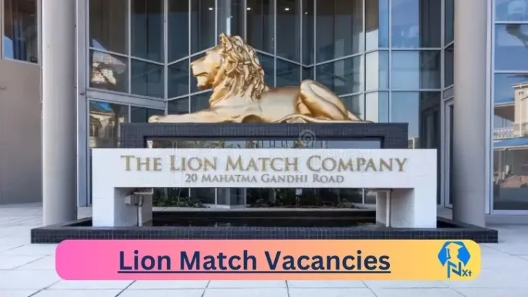 Nxtgovtjobs Lion Match Vacancies 2024 @www.lionmatch.co.za Career Portal