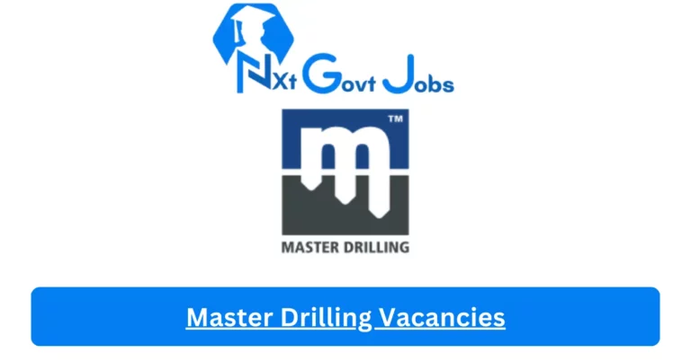 Master Drilling Vacancies 2023 @www.masterdrilling.com