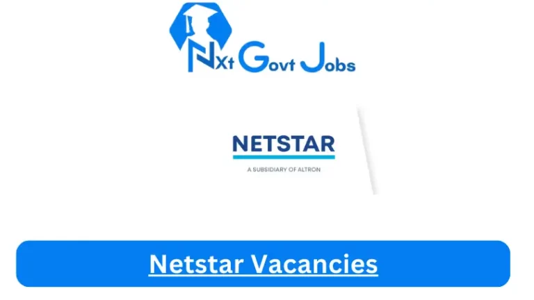 Netstar Vacancies 2023 @www.netstar.co.za