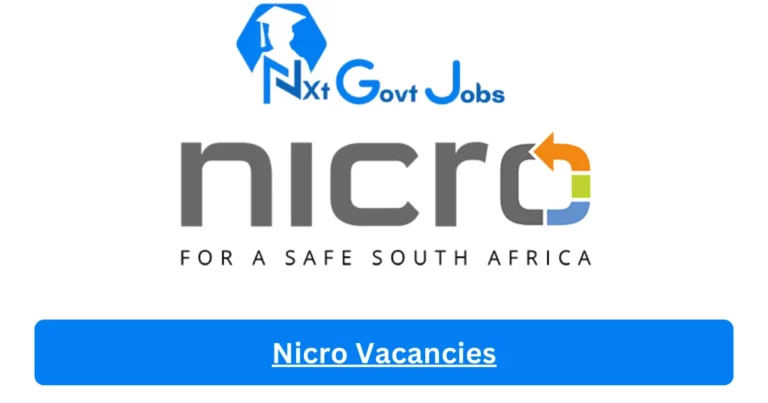 Nicro Vacancies 2023 @www.nicro.org.za