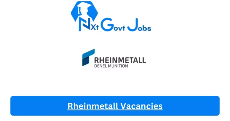 New Rheinmetall Vacancies 2024 @www.rheinmetall.com Career Portal
