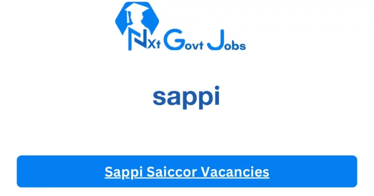 New Sappi Saiccor Vacancies 2024 @www.sappi.com Career Portal