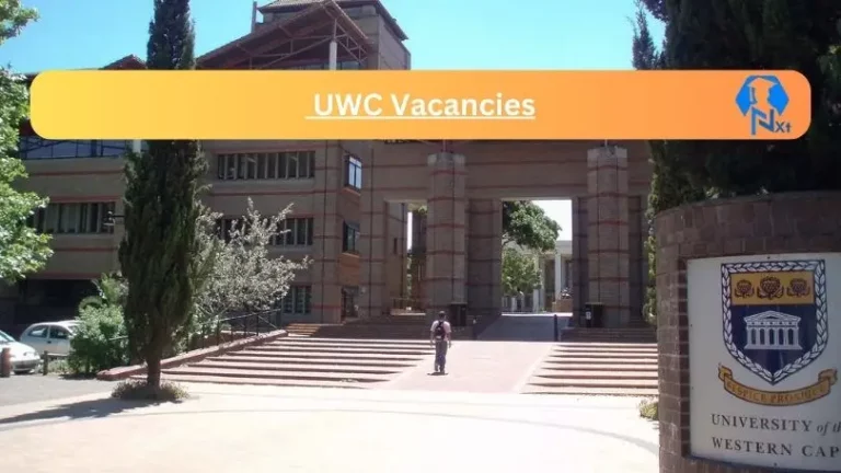 21x New UWC Vacancies 2024 @uwc.hua.hrsmart.com Careers Portal