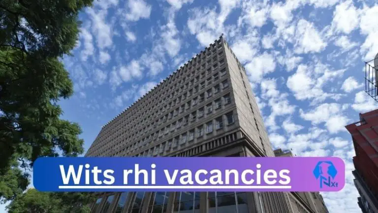 15X New Wits rhi Vacancies 2024 @wrhi.ac.za Career Portal
