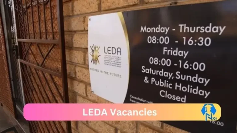 New X1 LEDA Vacancies 2024 | Apply Now @www.lieda.co.za for Cleaner, Supervisor, Admin, Assistant Jobs