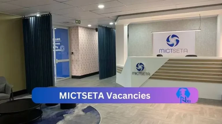 1x New MICTSETA Vacancies 2024 @www.mict.org.za Careers Portal