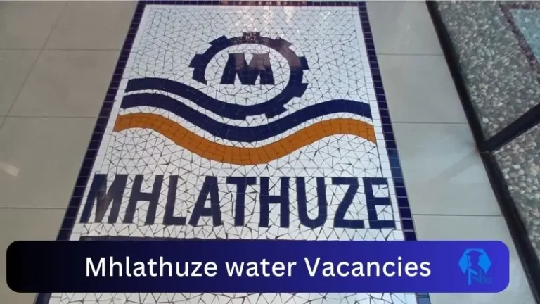 New Mhlathuze water Vacancies 2024 @www.mhlathuze.co.za Career Portal