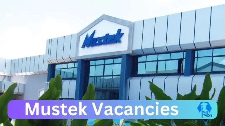Nxtgovtjobs Mustek Vacancies 2024 @mustek.co.za Career Portal