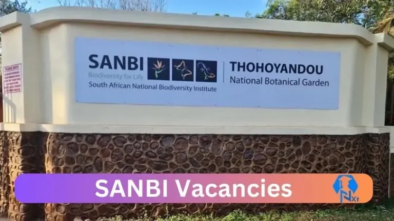 7X New SANBI Vacancies 2024 @www.sanbi.org Careers Portal