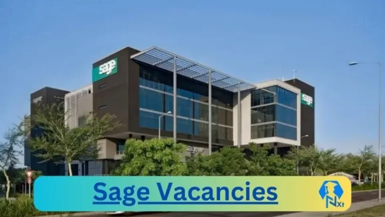 5X Nxtgovtjobs Sage Vacancies 2024 @www.sage.com Career Portal