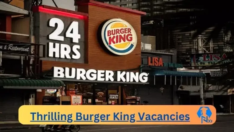 Burger King Supervisor vacancies 2023 Apply Online