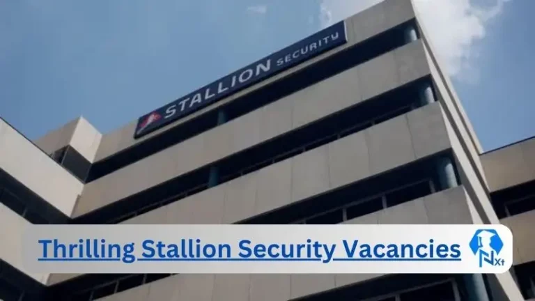 Nxtgovtjobs Stallion Security Vacancies 2024 @stallion.co.za Career Portal