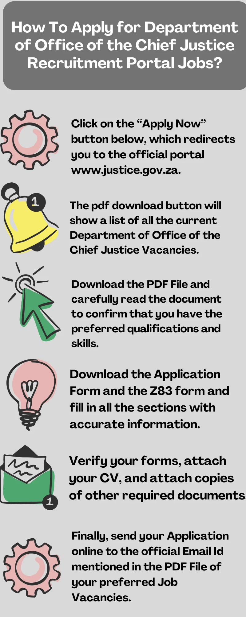 How To Apply for Department of Office of the Chief Justice Recruitment Portal Jobs?