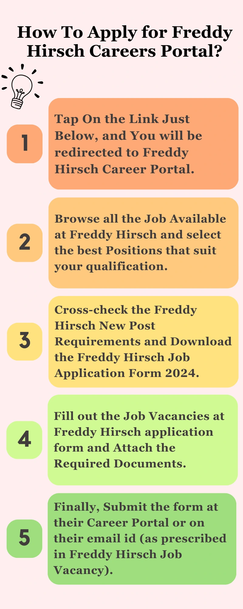 How To Apply for Freddy Hirsch Careers Portal?