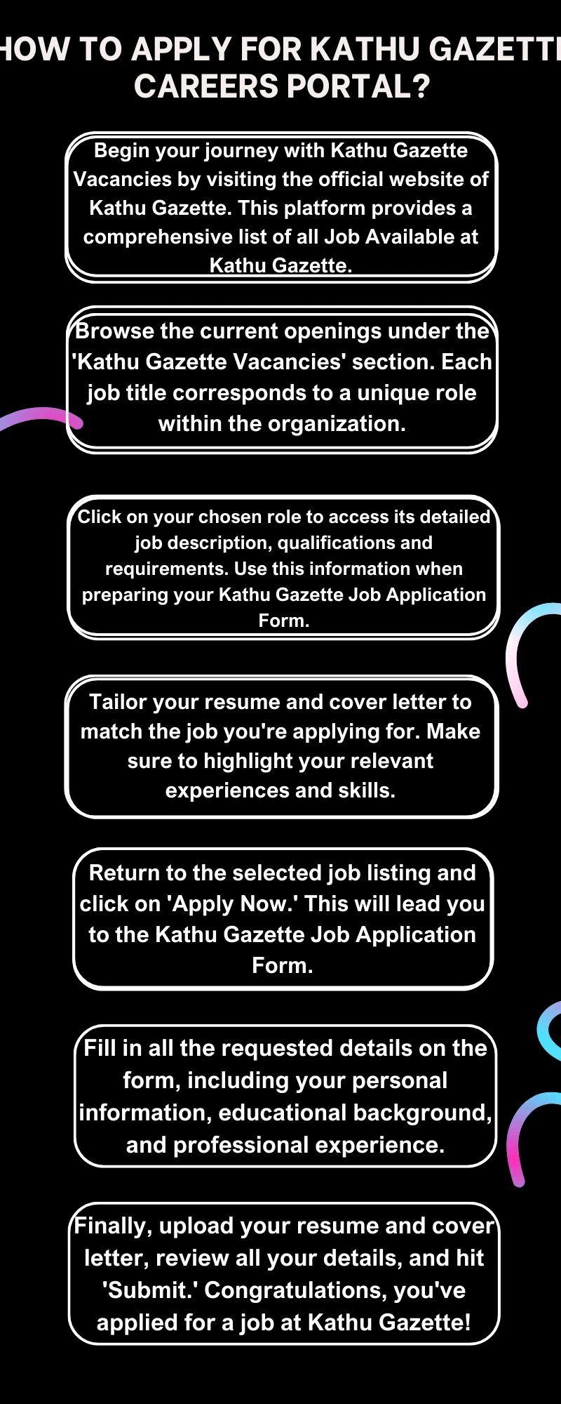 How To Apply for Kathu Gazette Careers Portal?