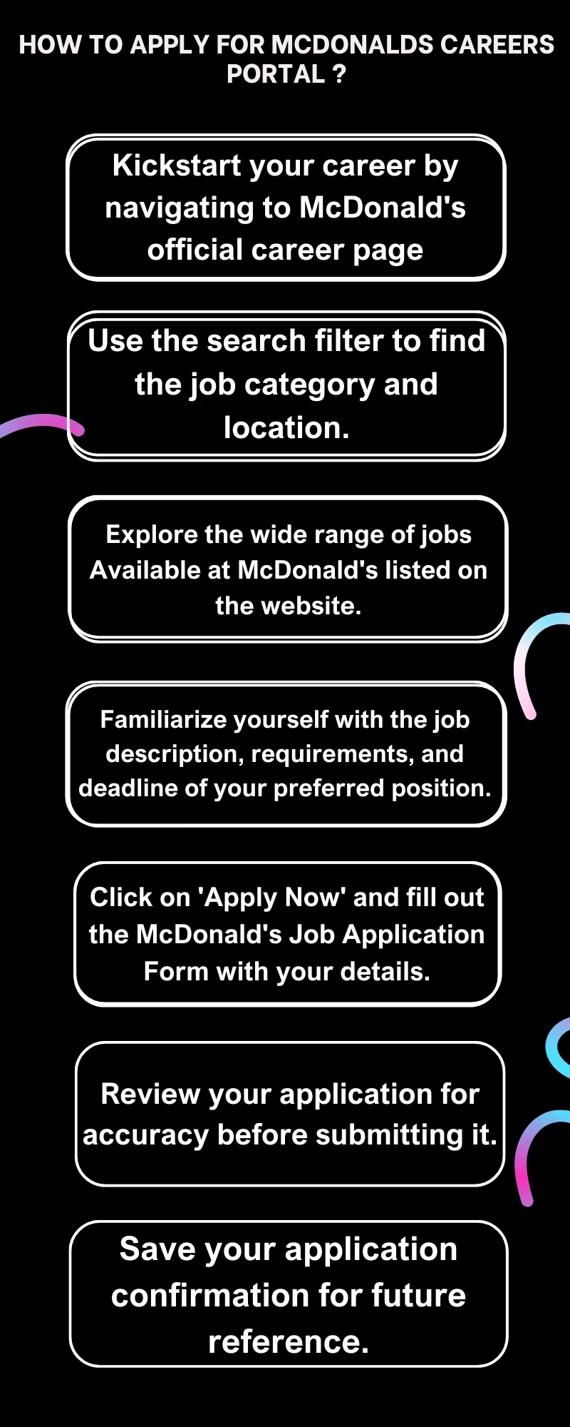 How To Apply for McDonalds Careers Portal ?